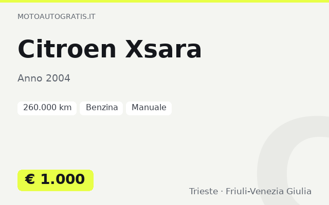 Citroen Xsara
