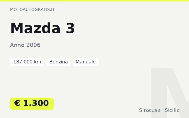 Mazda 3