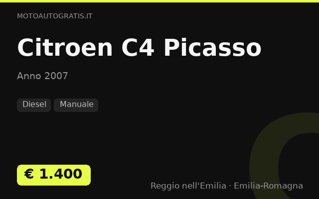 Citroen C4 Picasso