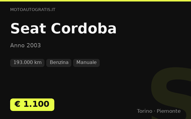 Seat Cordoba