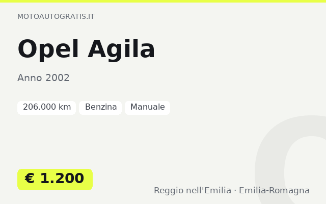 Opel Agila