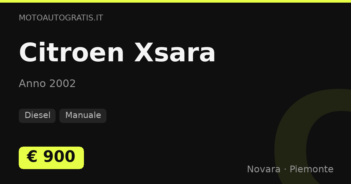 Citroen Xsara