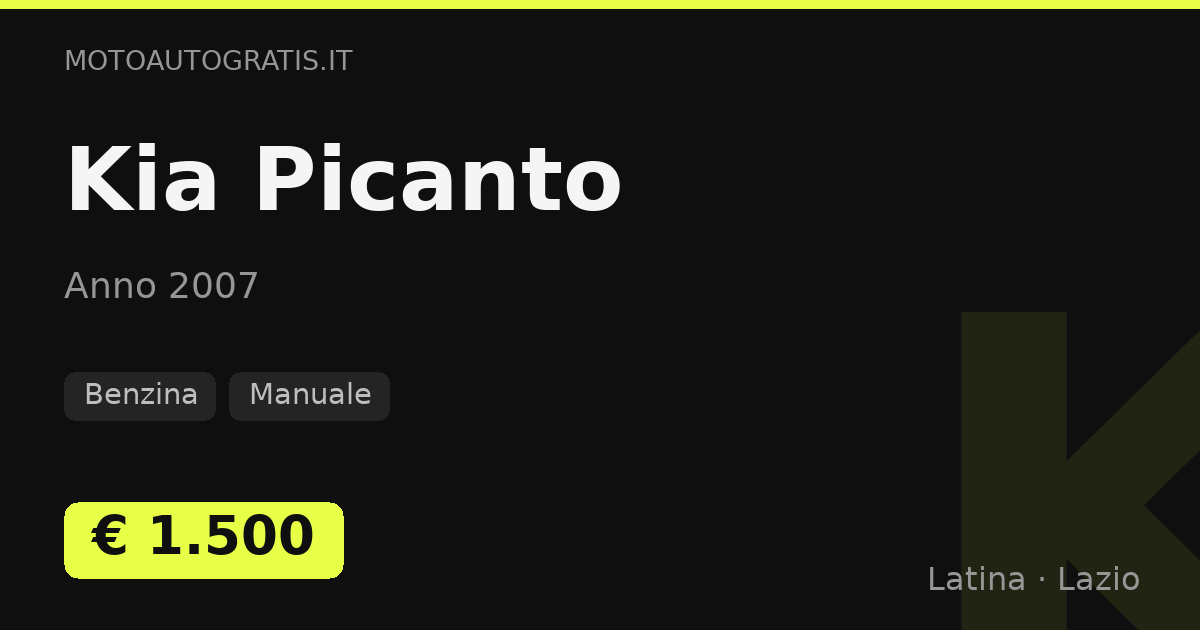 Kia Picanto