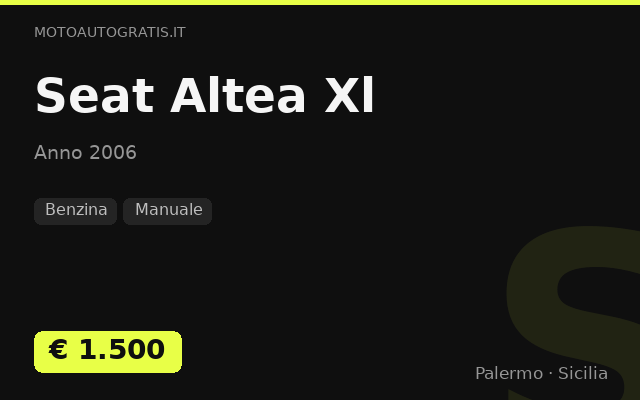 Seat Altea Xl