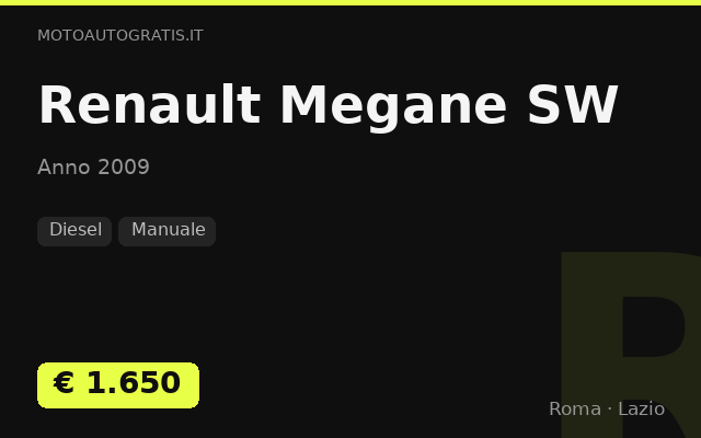 Renault Megane SW