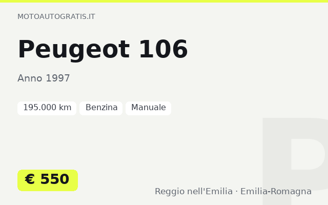 Peugeot 106