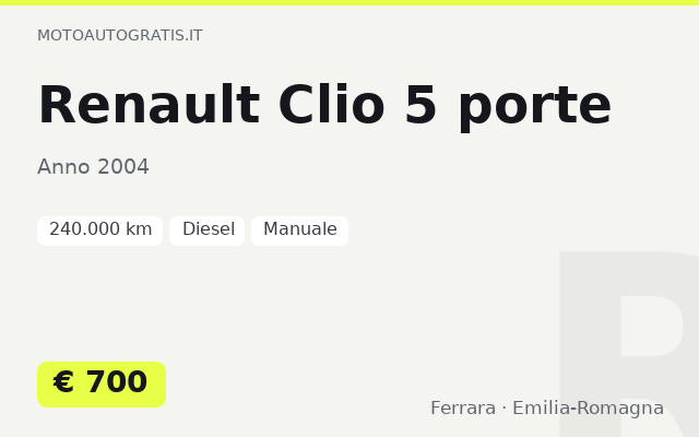 Renault Clio 5 porte