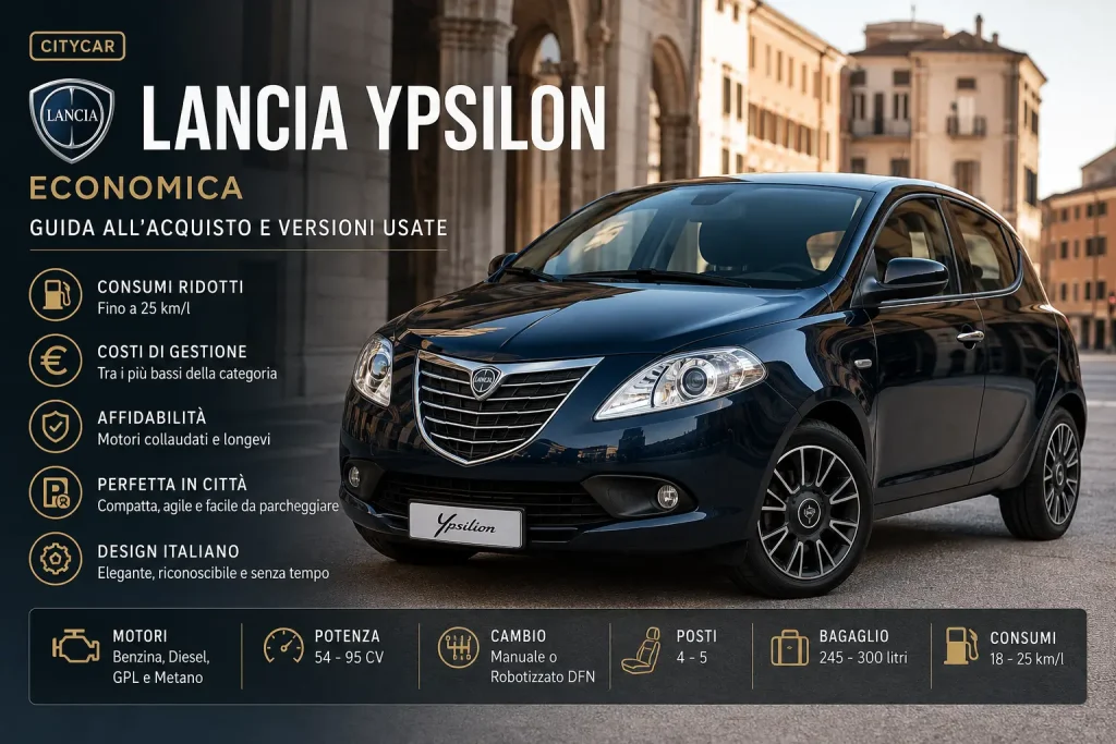 lancia ypslon usata solo passaggio trapasso
